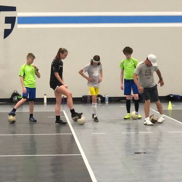SuperSkills Soccer indoors summer camp at The Hustle Factory in Spring Hill, TN