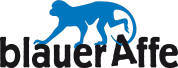 Blauer Affe