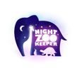 night zoo keeper art drawing