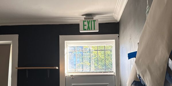 Exit sign
