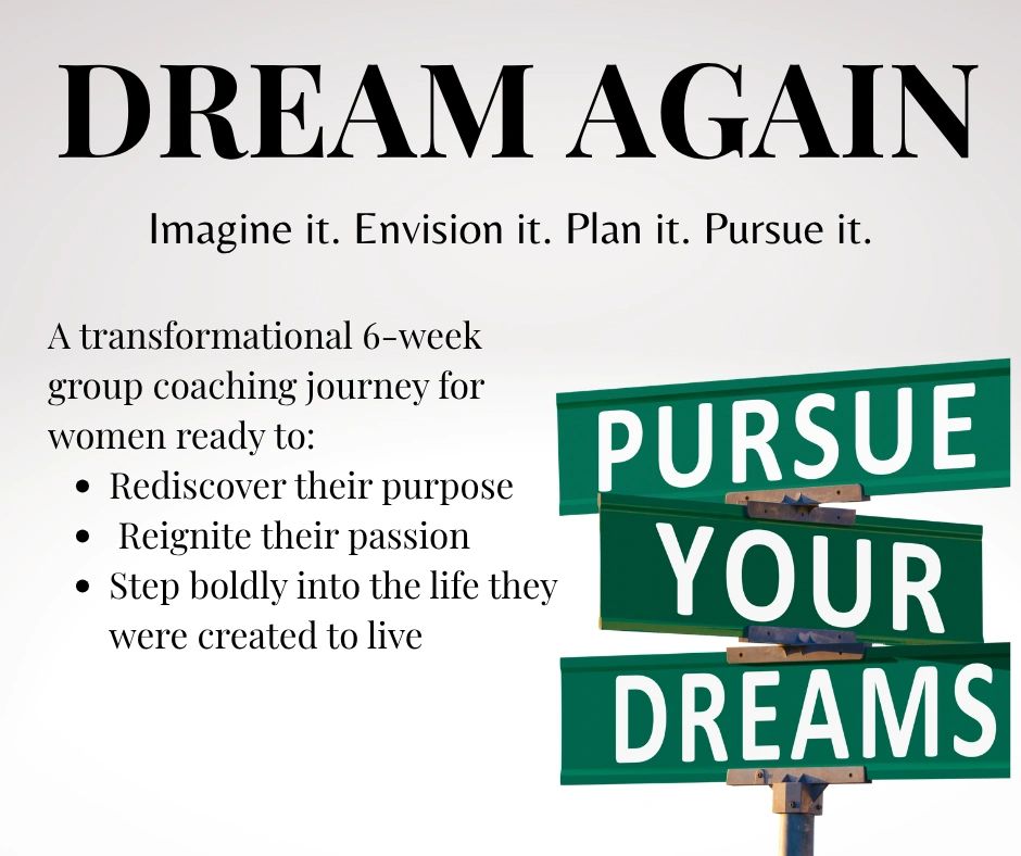 Inspirational coaching program for women to pursue their dreams.