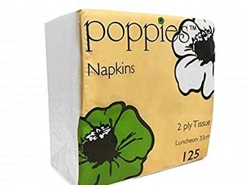 33CM NAPKINS WHITE