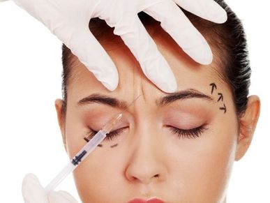 Patient receiving Botox  for wrinkle reduction and facial rejuvenation at Royal Derma Clinic.