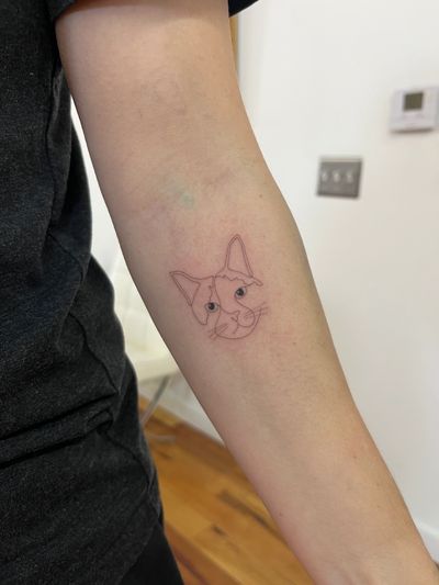 Custom Couples Fine Line Finger Tattoos by Makayla