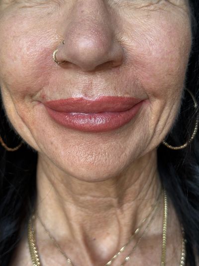 Healed nanobrows by Mandi at Pretty in Ink Columbus Ohio