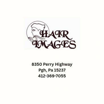 Logo and contact info for Hair Images salon in Pittsburgh.
