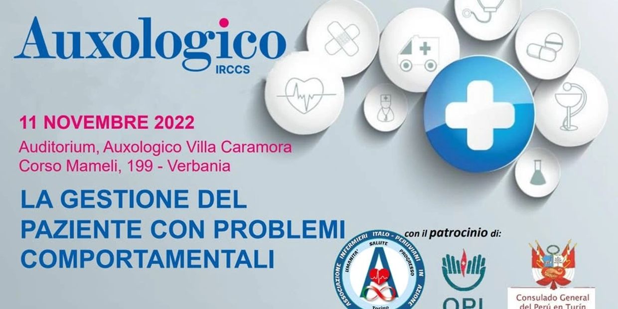 Event on managing patients with behavioral problems at Auxologico, Verbania, 11 November 2022.