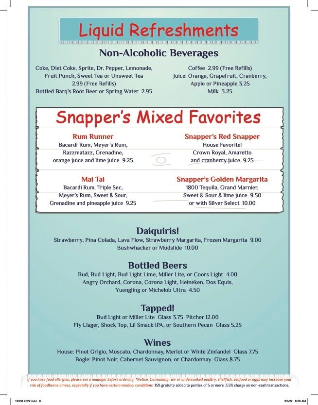 Snappers Seafood Biloxi