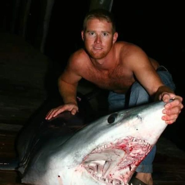 Capt Dan and the shark