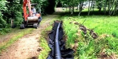 Drainage installation. excavation and trucking services near shelton washington