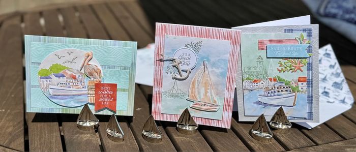 Join me to make some fun Maritime cards!