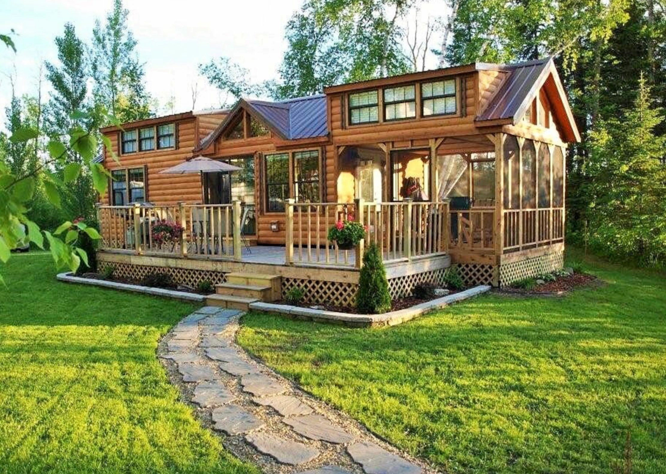 Standard Features Cabins | Elegant Rustic Cabins