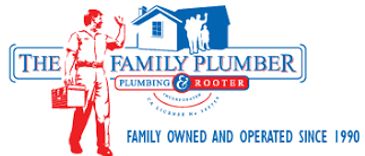 Logo of The Family Plumber, family-owned since 1990.