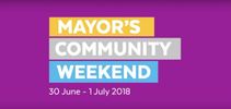 mayors community weekend logo