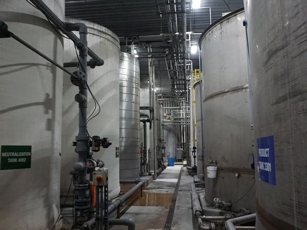 Raw Sugar Processing Tanks