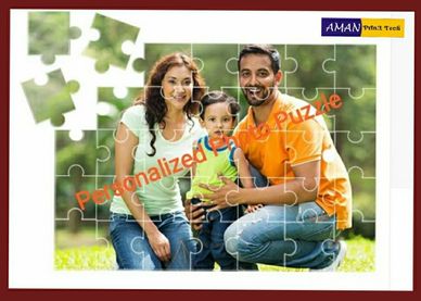 Custom Personalized photo Puzzle Order Online manufacturer printing making from new delhi 
 