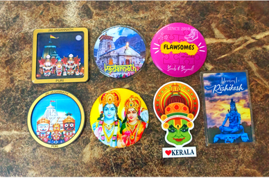 Religious Souvenir photo fridge magnets online India Delhi-NCR 