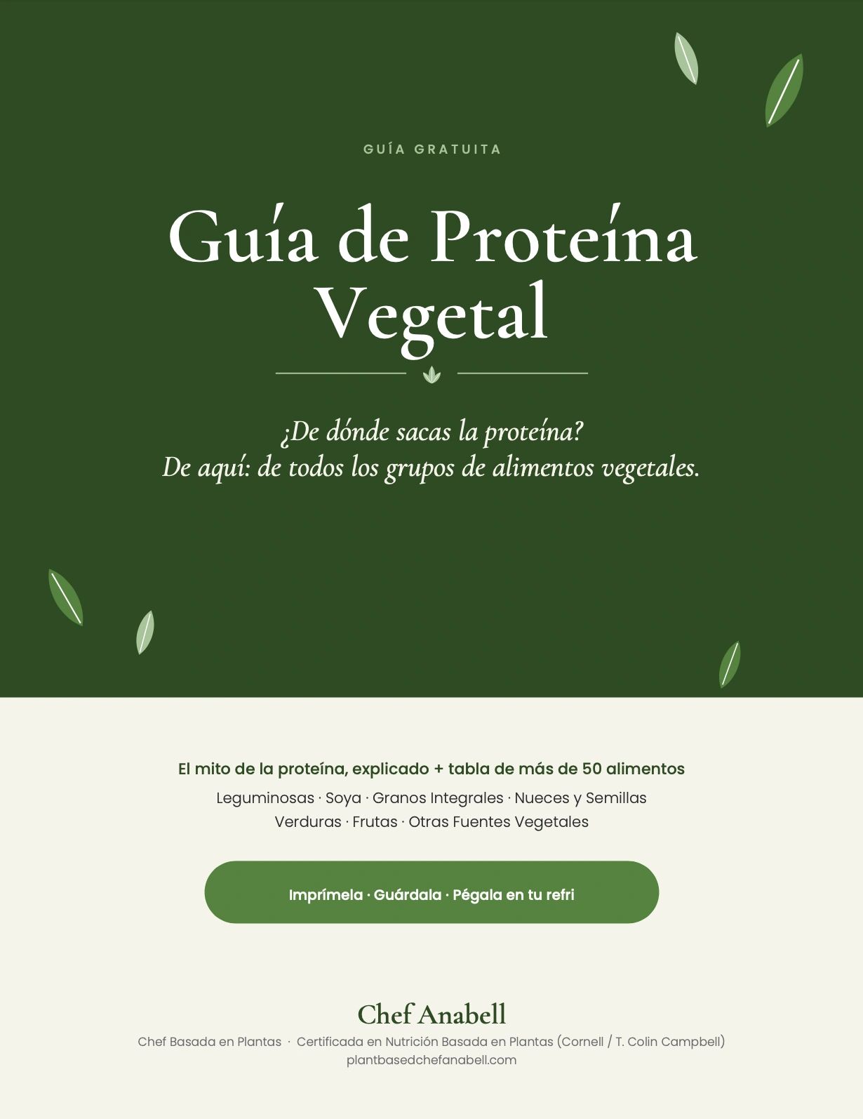 Da click aqua para descargar la guía de proteína gratis.