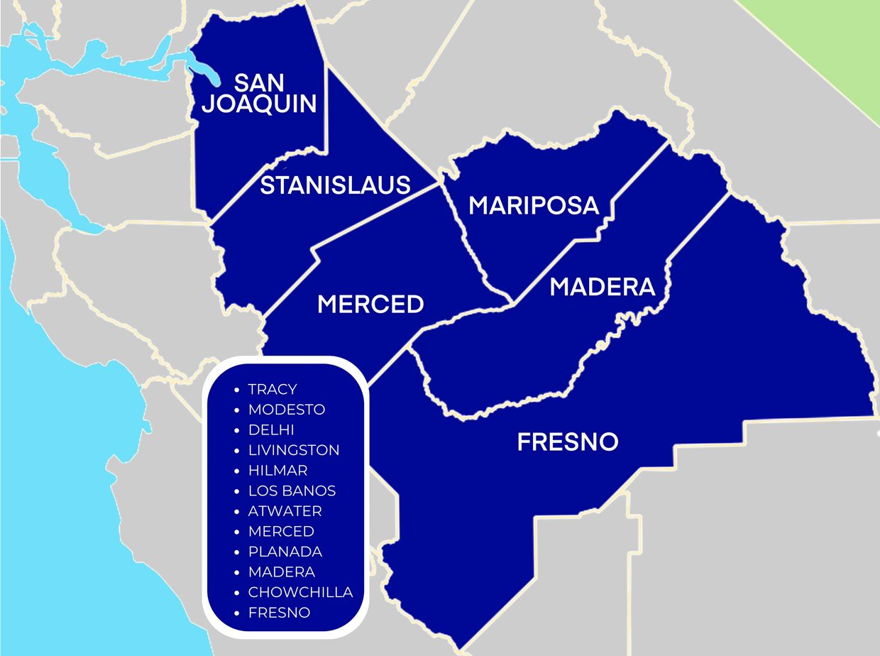 Counties and cities currently benifitting from the Chance Dobbins Sr. Charity