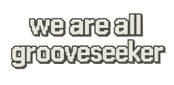WE ARE ALL GROOVE SEEKER