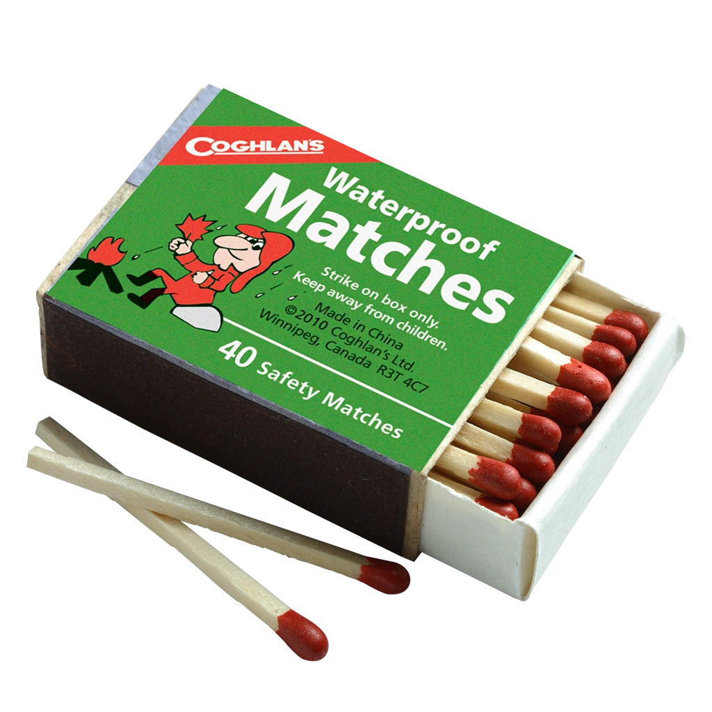 The 10 Outdoor Essentials Matches and Fire Starters