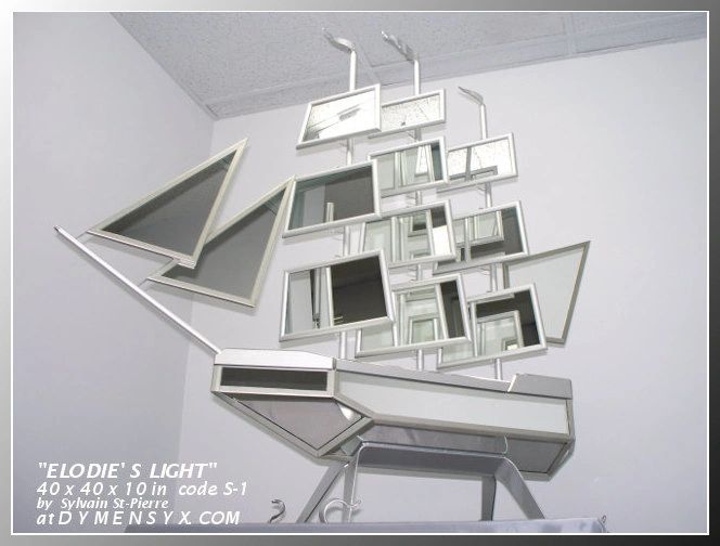 Only mirror boat sculpture world 2016