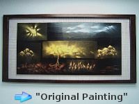 Original Painting metal pigments