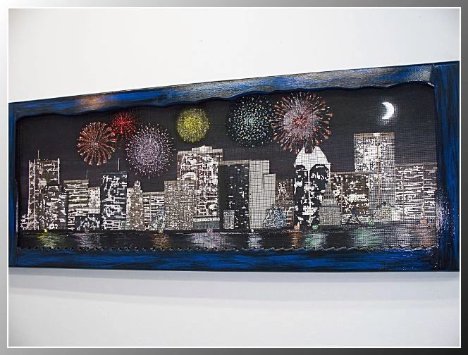 Original city painting mesh layers 3