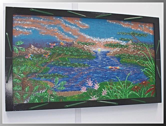 Top original painting mesh layers