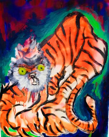 Painting of a Tiger- 2019