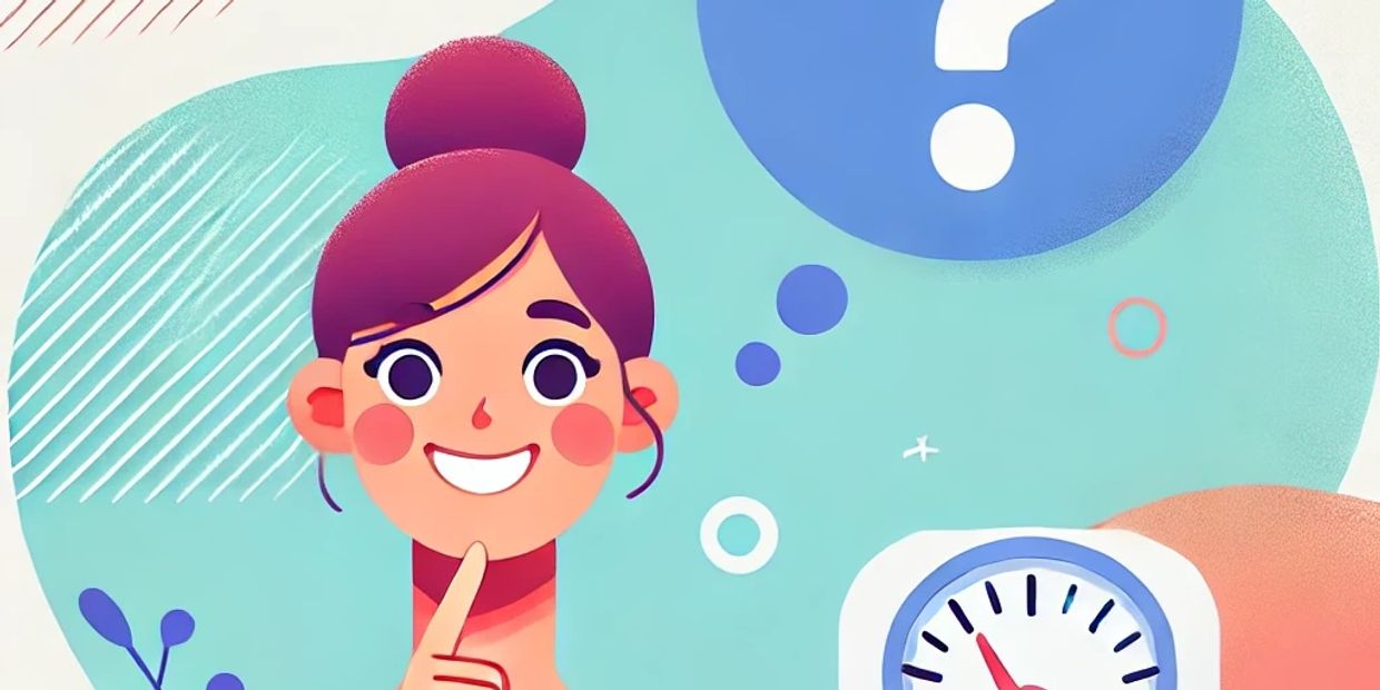 Smiling woman thinking about weight and calorie needs 