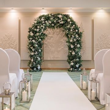 Faux Floral Wedding Arch – Ideal for weddings in Bracknell and across Berkshire - Hampshire - Surrey