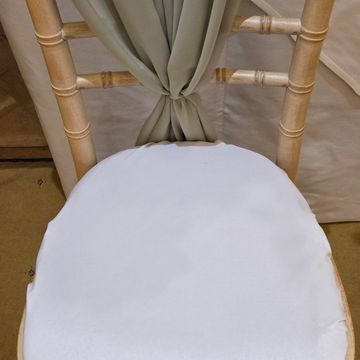 Chiavari Chair Seat Cover hire Bracknell - Wokingham - Berkshire