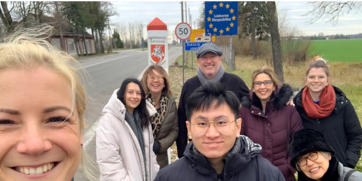 Latvia - Lithuania border crossing