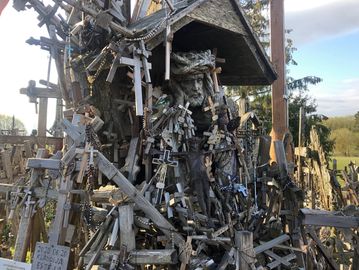 Hill of Crosses in Lithuania