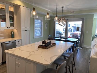 Kitchen into Dining area