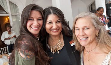 Peggy with her daughter Ashley and friend Joni Winston - Callanwolde Fine Arts Center