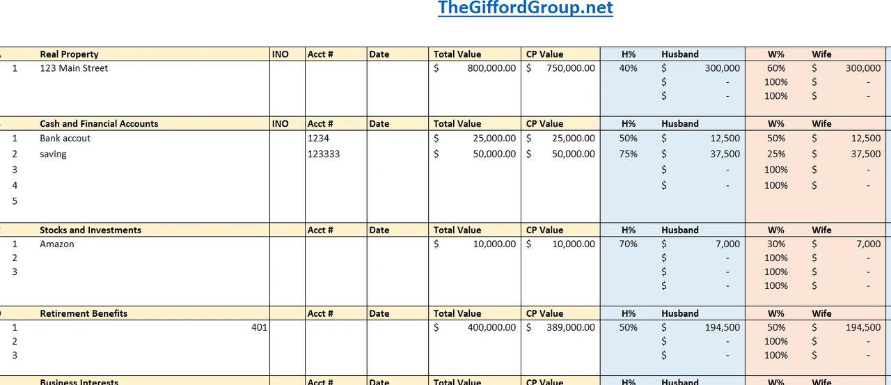 free-divorce-equitable-distribution-worksheet for Free Printable Qdro Forms Texas Free Divorce Equitable Distribution Worksheet for Free Printable Qdro Forms Texas