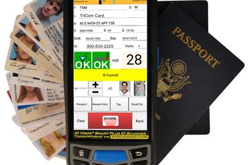 Passport & age verification with image capture.