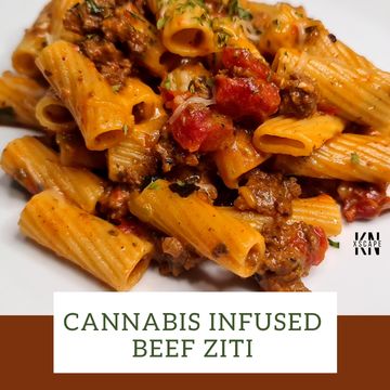 cannabis infused beef ziti