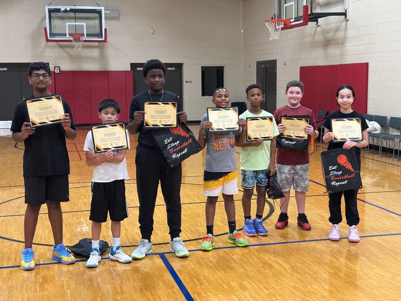 Our 14U showing their Participation Certificates after the Day 1 of Camp.