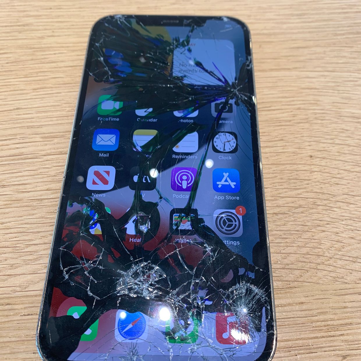 Cracked iPhone