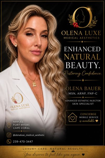 Olena Bauer, MSN, ARNP-C — Luxury concierge aesthetic injector specialising  in natural facial rejuv