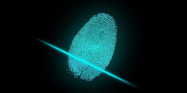 Blue color Fingerprint