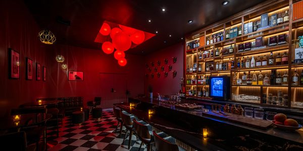 Interior of Tokyo Noir Bar