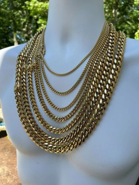 14K Cuban Link Set