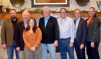 L to R: Randy Trumbull-Holper, Tom Daub, Nicole Buerosse, Bill Kroyer, Brady Seiberlich, Chris Osbor