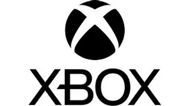 Xbox logo with a black sphere and white X.