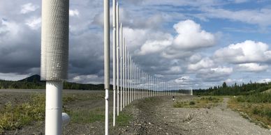 Thermosyphons Dry Creek Permafrost Stabilization Project, Yukon Territory, Canada 