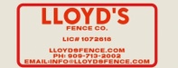 LLOYD'S FENCE CO.
